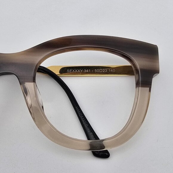 Thierry Lasry Sexxxy 341 Horn Cat Eye Sunglasses Frame France 50-23-140 - Picture 12 of 13